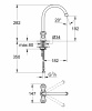 Фото смеситель для кухни с цепочкой grohe costa l 31831001