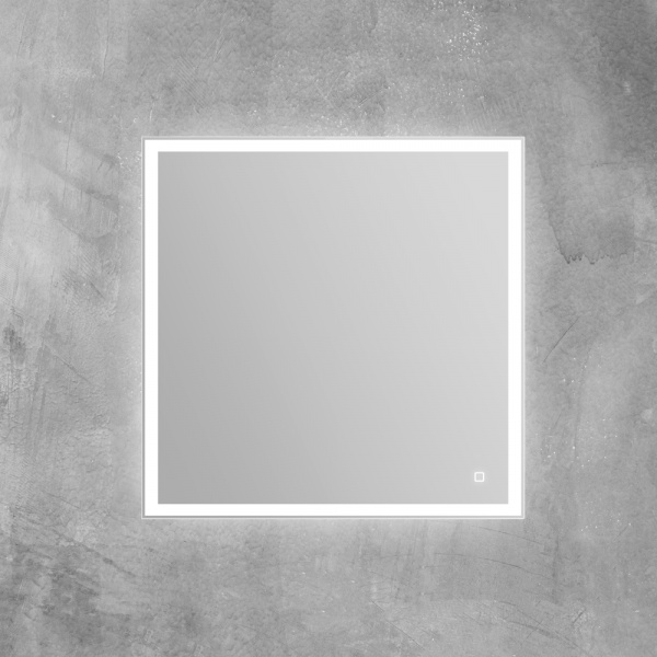 Фото зеркало с подсветкой belbagno 80 см spc-grt-800-800-led-tch