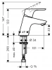 Фото смеситель для раковины hansgrohe focus 31130000