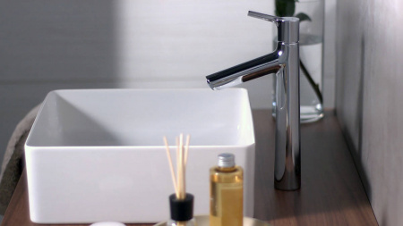 Фото смеситель для раковины hansgrohe talis select s 72031000