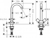 Фото смеситель для кухни hansgrohe logis 71280000