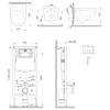 Фото унитаз с инсталляцией am.pm like is90151.801900