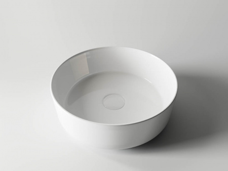 Фото раковина накладная ceramicanova element 36 см, цвет: белый cn5001