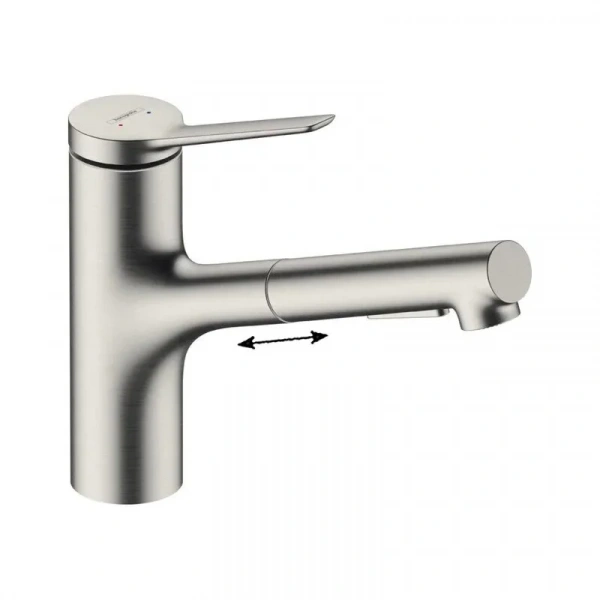 Фото смеситель для кухонной мойки hansgrohe zesis 74803800
