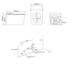 Фото унитаз с инсталляцией abber rechteck ac1215s-ac0101p