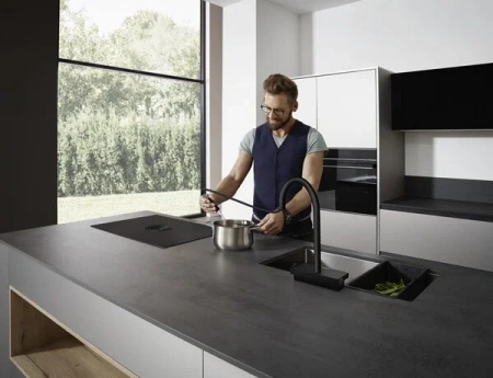 Фото смеситель для кухонной мойки hansgrohe aquno select 73831670