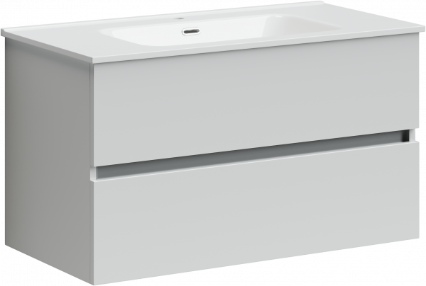 Фото тумба под раковину sancos urban 90 см, цвет: белый ur90w