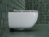 Фото унитаз подвесной, безободковый ceramicanova long cn3015