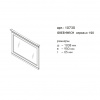 Фото зеркало caprigo grand гринвич 120 см, цвет: bianco antico (b002) 10730