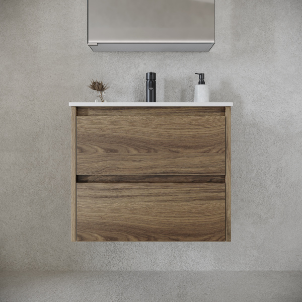 Фото тумба под раковину sancos libra 60 см, цвет: дуб чарльстон lb60ech