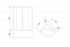 Фото душевое ограждение royal bath bk rb90bk-c 90x90 см