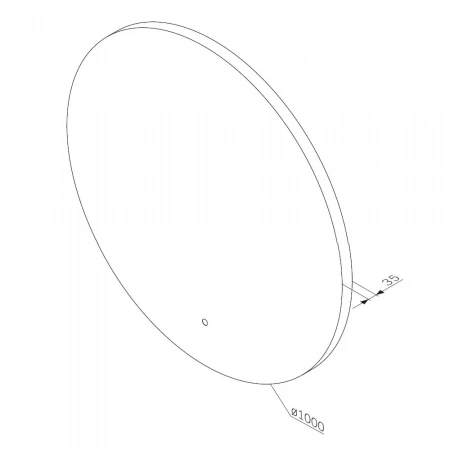 Фото зеркало с led подсветкой am.pm x-joy  100 см m85mox41001s