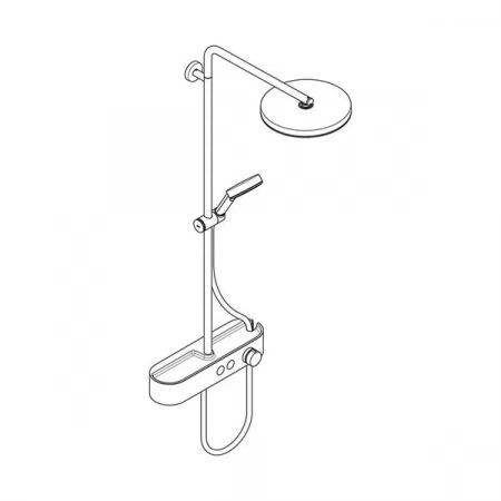 Фото душевая стойка hansgrohe pulsify 24221700