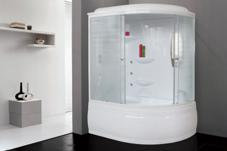 Фото душевая кабина royal bath alp rb140alp-c-l 140x95 см