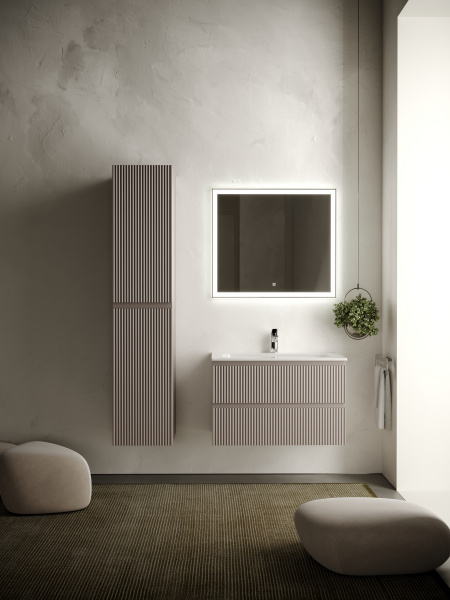 Фото тумба под раковину sancos snob r 80 см, цвет: doha soft snr80sm