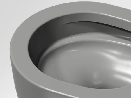 Фото унитаз подвесной, безободковый ceramicanova modena cn6063mh