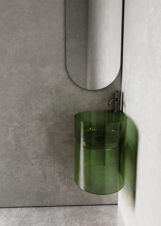 Фото раковина подвесная abber kristall at2705emerald