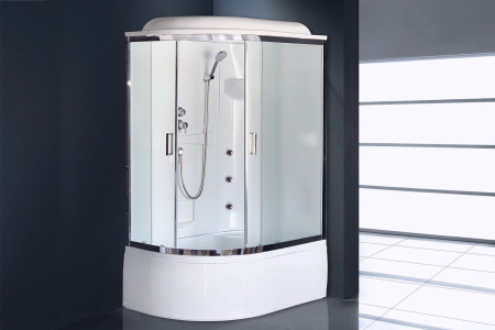 Фото душевая кабина royal bath вк rb8120bk2-m-ch-r 120x80 см