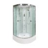 Душевая кабина DTO 80x80 см EM2780GM+EL с гидромассажем и электрикой