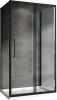 Душевое ограждение Abber Schwarzer Diamant 140x100 см AG30140BH-S100B-S100B