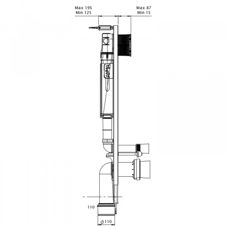 Фото унитаз с инсталляцией azario az-8010-1000+ocean plus
