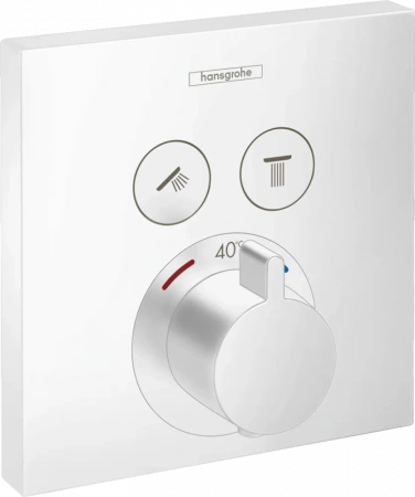 Фото термостатический смеситель для душа hansgrohe shower select 15763990