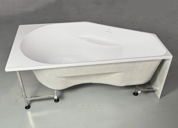Фото акриловая ванна abber ab9505 r 160x90 см