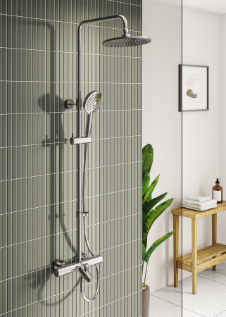 Фото душевая стойка vitra aquaheat a47208exp