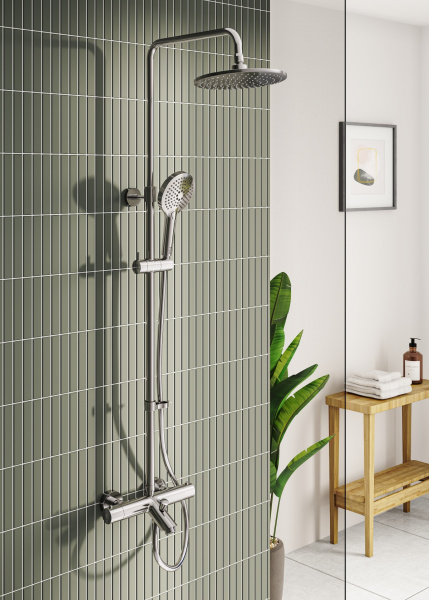 Фото душевая стойка vitra aquaheat a47208exp