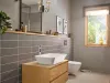 Фото смеситель для раковины hansgrohe rebris e 72581000