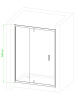 Фото душевая дверь royal bath hv rb140hv-c-ch 140 см