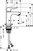 Фото смеситель для раковины hansgrohe metris 31186000