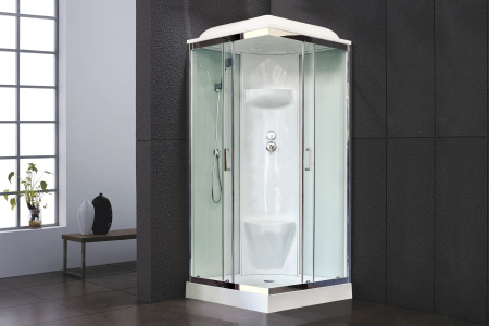 Фото душевая кабина royal bath нр rb90hp6-wt-ch 90x90 см