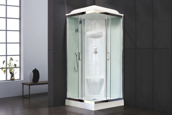 Фото душевая кабина royal bath нр rb90hp6-wt-ch 90x90 см