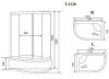 Фото душевая кабина timo comfort t-8820f l 120x85 см