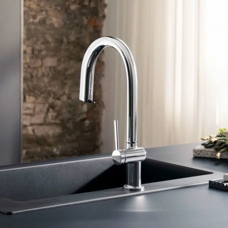 Фото смеситель для кухонной мойки hansgrohe aqittura 76800000