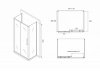 Фото душевое ограждение abber schwarzer diamant 110x90 см ag30110bh-s90b-s90b
