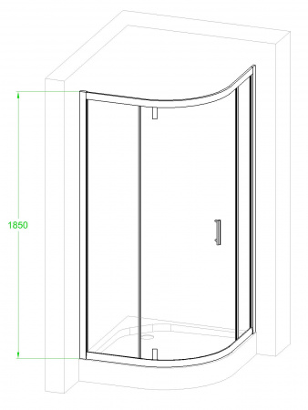 Фото душевое ограждение royal bath hkv rbhkv90-c-ch 90x90 см