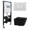 Унитаз с инсталляцией Abber Rechteck AC1201MB-AC0105-AC0120MW