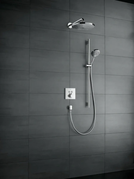 Фото термостатический смеситель для душа hansgrohe shower select 15763670
