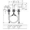 Фото смеситель для раковины hansgrohe finoris 76033700