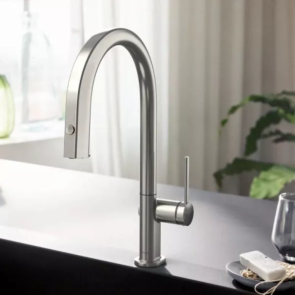 Фото смеситель для кухонной мойки hansgrohe aqittura 76800800