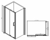 Фото душевое ограждение abber schwarzer diamant ag30120b-s90b 90x90 см