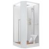 Фото душевая кабина orans sr-89101ls white, long door handle 100x100 см