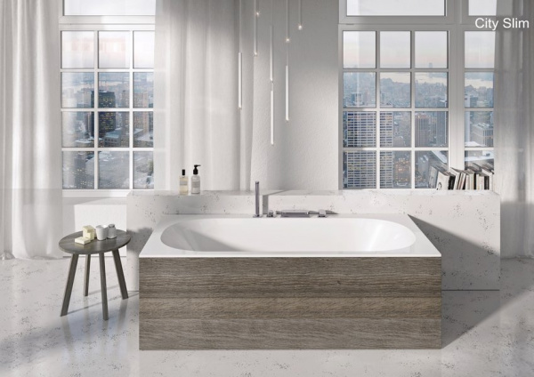 Фото акриловая ванна ravak city slim 180x80 см c921300000