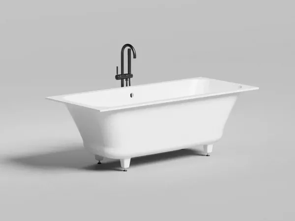 Фото ванна из искусственного камня salini orlanda axis kit 170x75 см 103313g глянцевая