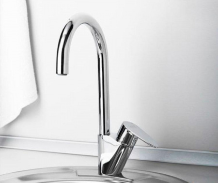 Фото смеситель для кухни wasserkraft leine 3507