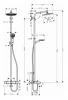 Фото душевая стойка hansgrohe crometta 27320000_vstv