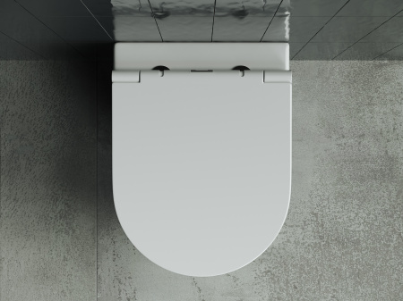 Фото унитаз подвесной, безободковый ceramicanova forma cn3011