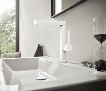 Фото смеситель для раковины hansgrohe finoris 76063700